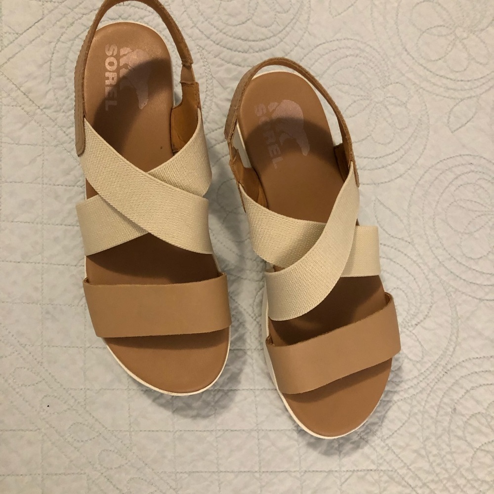 Sorel Cameron Flatform sling back sandal. Size 7. - Picture 7 of 11